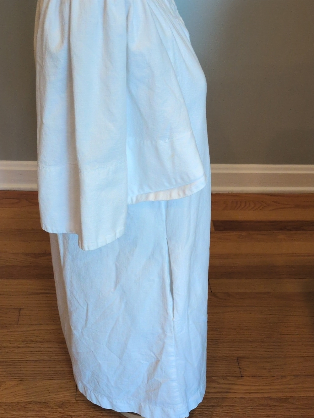 Pomander Place By Tuckernuck Finley White Flutter Sleeve Dress XS - Picture 6 of 14